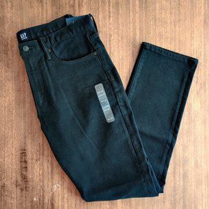NWT GAP Black Denim Slim Jeans with GapFlex 32 x 32 / Men's New With Tags